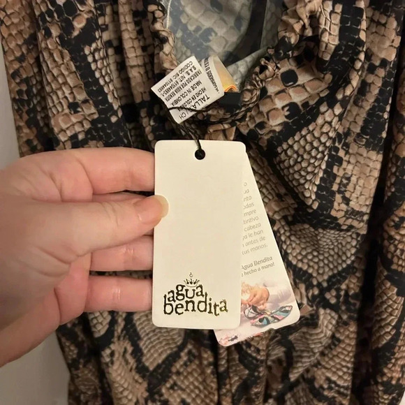 Aqua Bendita X REVOLVE Afrodita Dress animal print dress - Picture 3 of 5